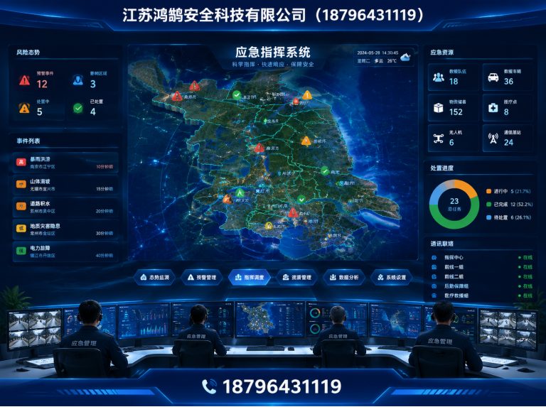 本溪应急指挥系统展示图