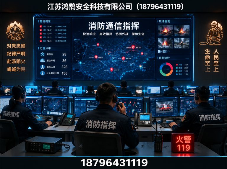 本溪消防通信指挥展示图